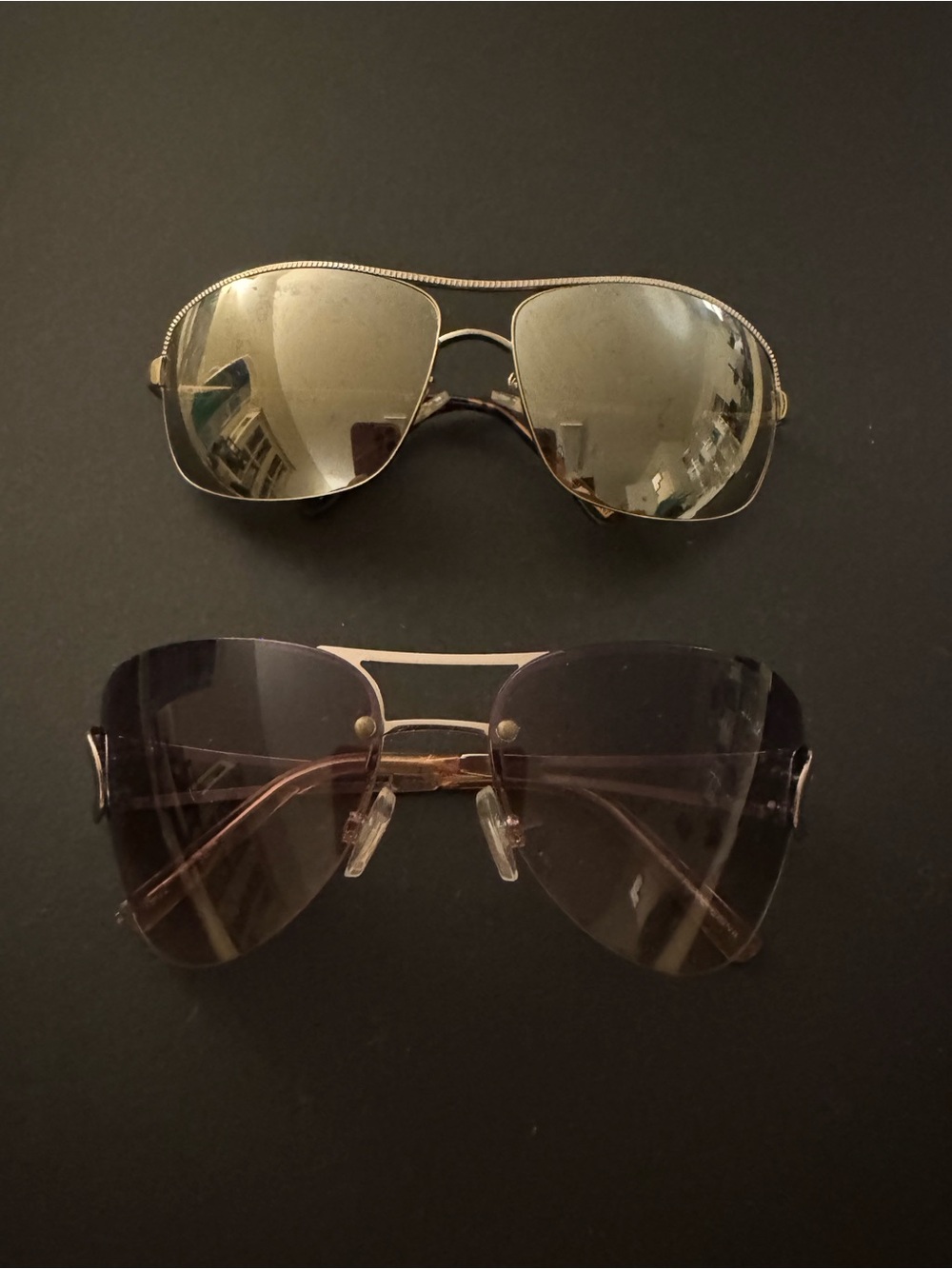Gold Aviator Sunglasses - Women Accessories